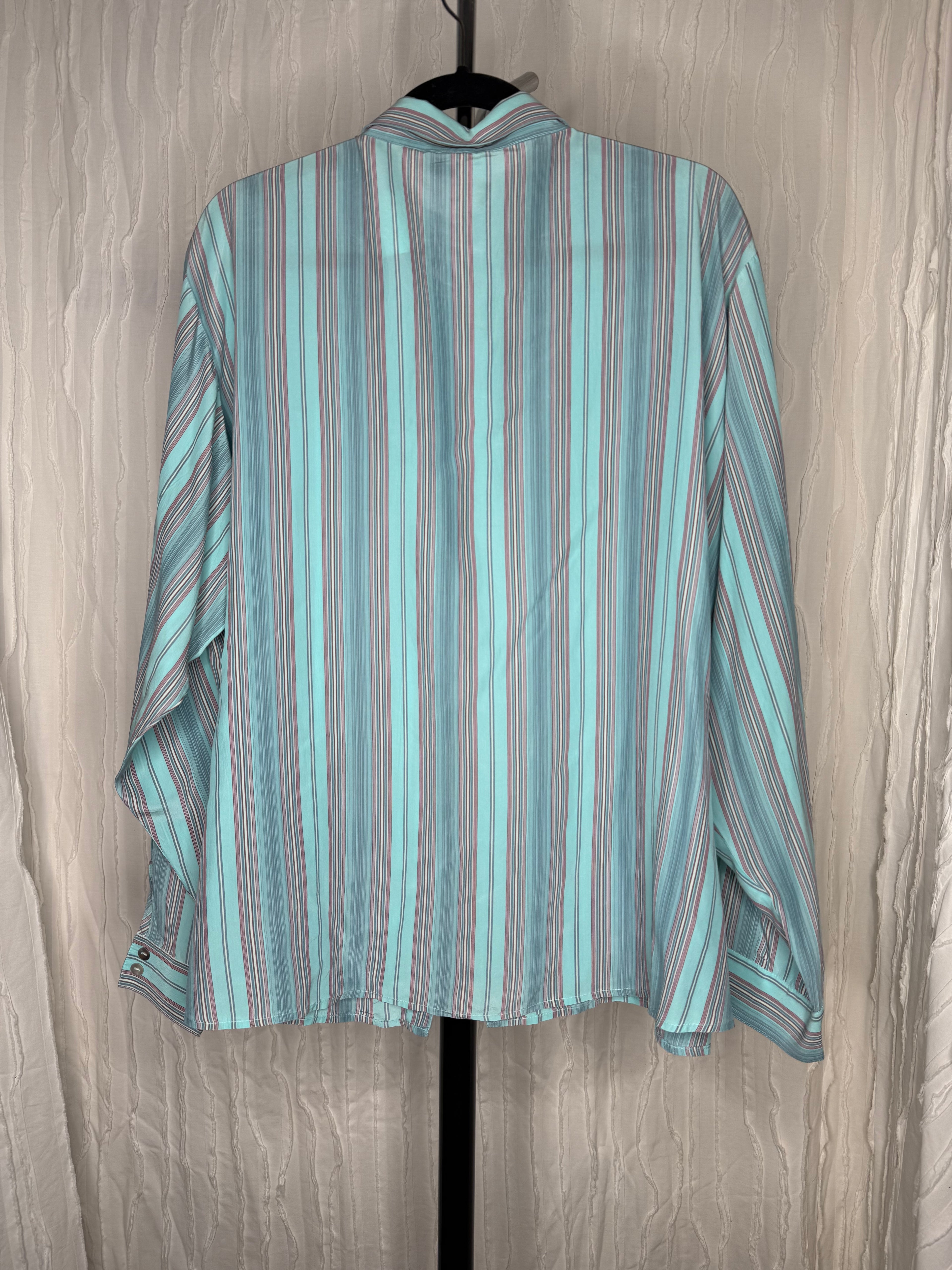 Blusa Azul Turquesa. Marca Chico's