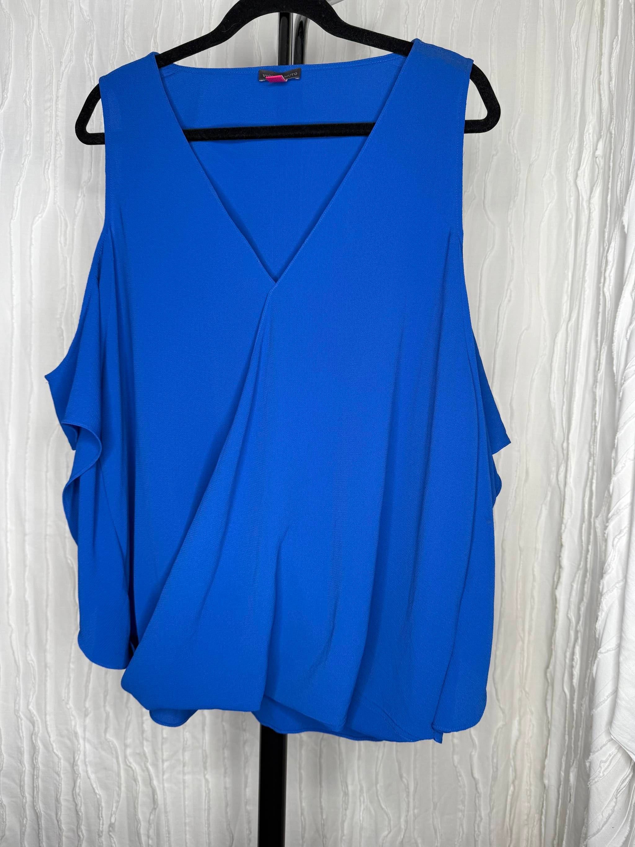Blusa Azul rey. Marca Vince Camuto